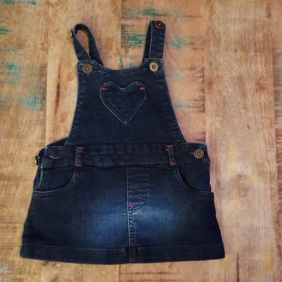 lightning bug baby Other - 6-9M Denim 😍Heart Overall Skirt😍